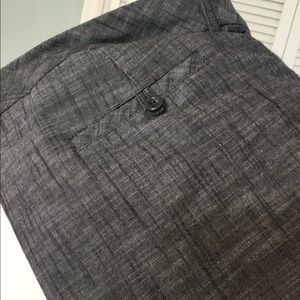 Capri Dress pants in black/gray designs. Size 18